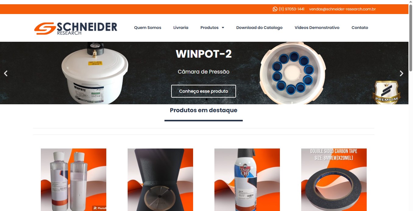 Loja Virtual de Produtos Técnicos