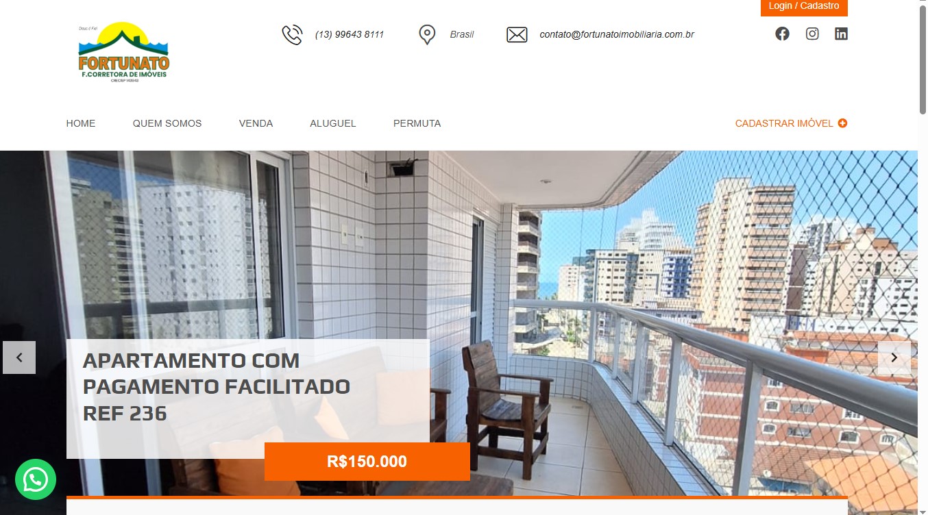 Criação de Site para Imobiliária