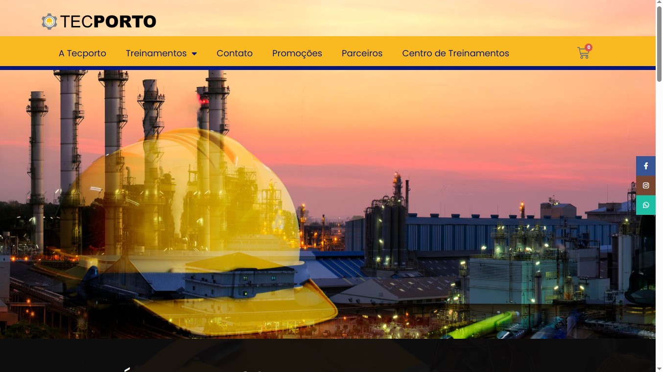 Website para Empresa de Treinamentos